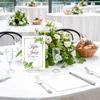 Blank Acrylic Stand Clear Table Number Stands Place Card Holder  Anniversary Celebration