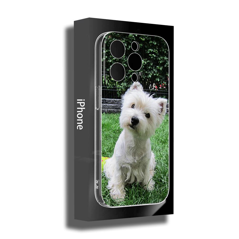 West Highland Terrier Westie Phone Case for Iphone 14 11 12 Pro 8 7 14 Plus X Pro MAX 13 MINI XR XS SE 2020 Soft Phone Covers