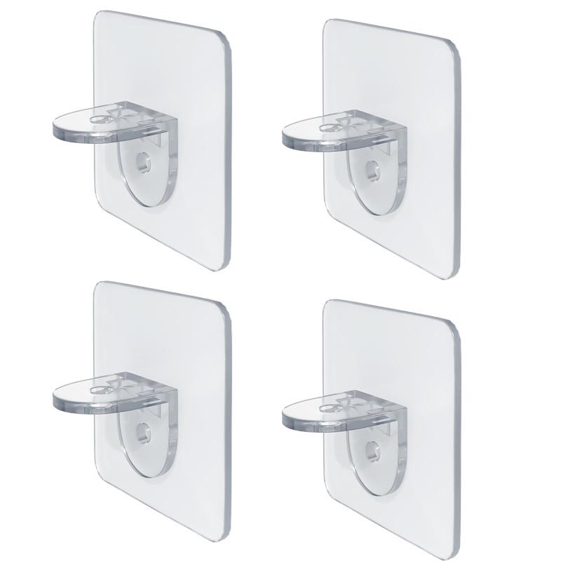 Клейкий гвоздь для полкодержателя, самоклеящийся, зажим для полкодержателя шкафа, настенный кронштейн, перегородка, не требующий сверления, прочный кронштейн