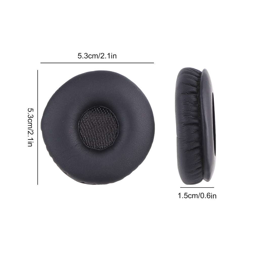 1 Pair Replacement Ear Cushion Noise Isolation Memory Foam Headphone Earpads Ear Cups Cover for Jabra Biz 2300 USB MS Headphones