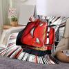 1pc Mcqueens Race Flannel Blanket Soft Warm Throw Blanket for Bedroom Living Room Bed Travel Camping Picnic Gift. M730066