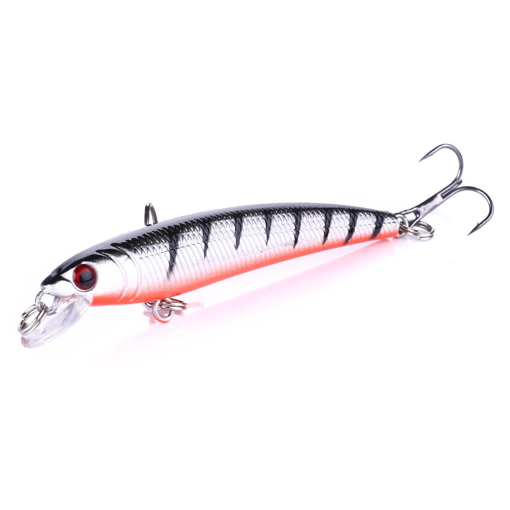 1pc Hengjia ABS Minnow Bait for Fishing 7.5CM 5.6G Lifelike Trout Fishing Lure Travel Fishing