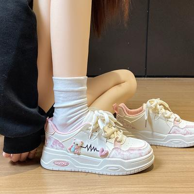 Маленькие белые туфли женские весенние новые студенческие повседневные спортивные универсальные кеды