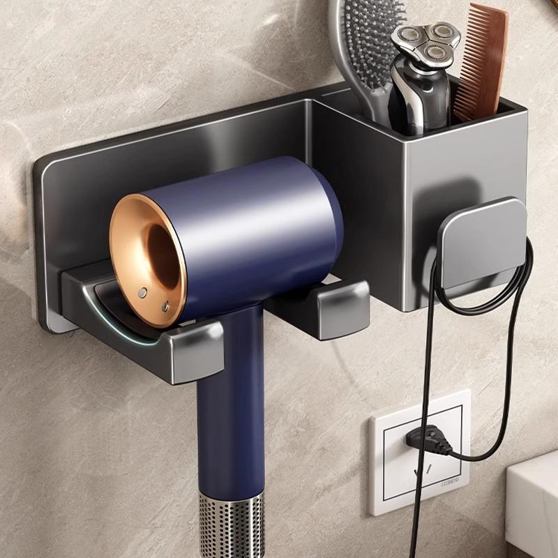 Настенный держатель-подставка для фена Dyson – Полка и стойка для хранения без сверления