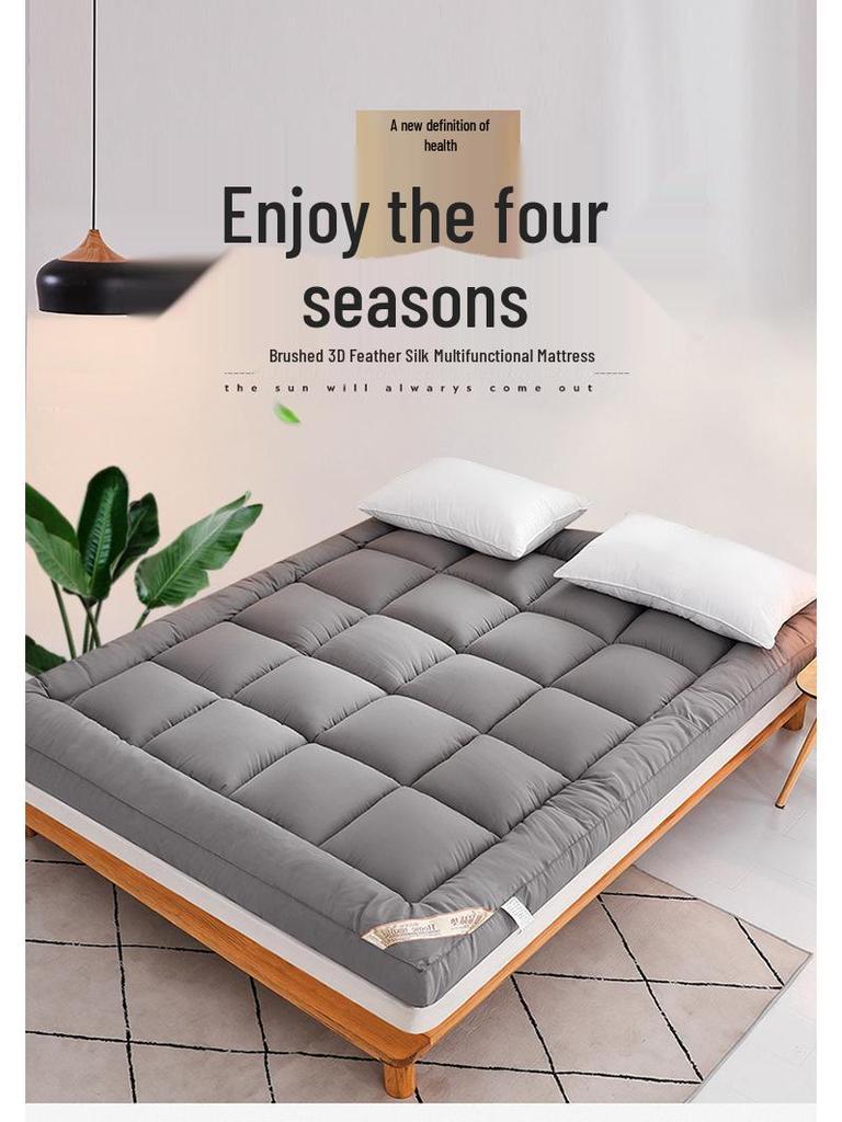 Three-Dimensional Down-Like Mattress Pad - Hotel Quality, Thick, for Dorms, Singles & Doubles, Lamb Wool