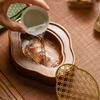 Walnut Wood Bearing Wood Tea Tray Water Storage Detachable Dry Brewing Tea Table Drainage Hollow Out Teapot Drain Plate