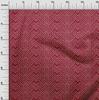 oneOone Ткань Cotton Flex Carmine Red с геометрическим узором Bandhani Craft Projects Decor Fabric Printed By The Yard 40 Inch