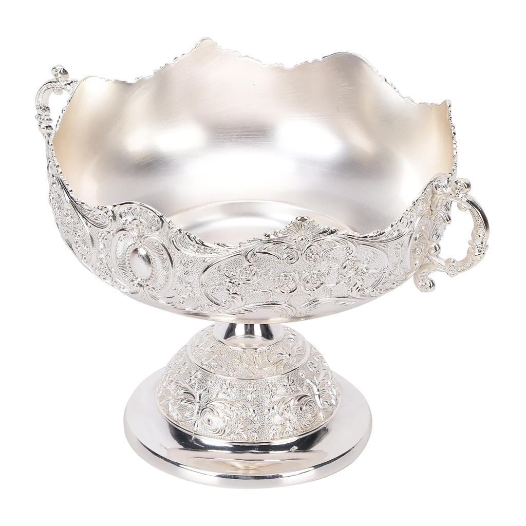 Европейский поднос для фруктов из цинкового сплава, чаша с украшениями в стиле ретро для хранения конфет