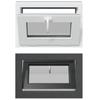 Basement Window Inner Side Color White RISOR 60 X 40 Cm