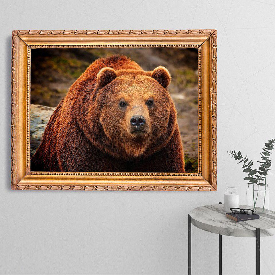 5D DIY Diamond Painting Bear Cross Stitch Kit Full Round Diamond Embroidery