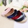 Padded Velvet Hair Accessories Women's Sponge Hair Hoops Velvet Headband Hoop Band Wide Hair Hoop
