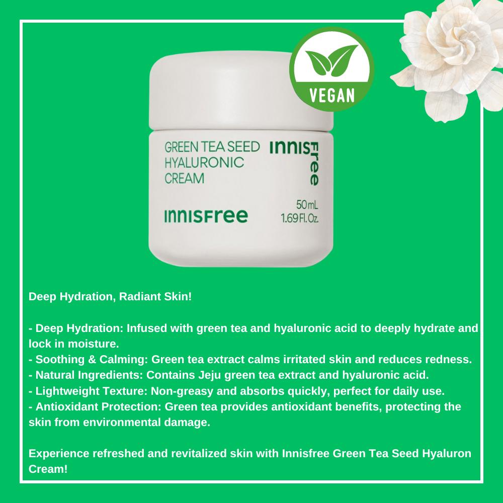 Innisfree Green Tea Seed Hyaluron Cream 50ml