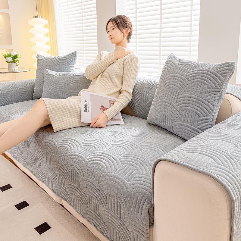 Chenier Non-Slip Sofa Cushion Universal In All Seasons New Light Luxury High-End Sofa Cover Cushion