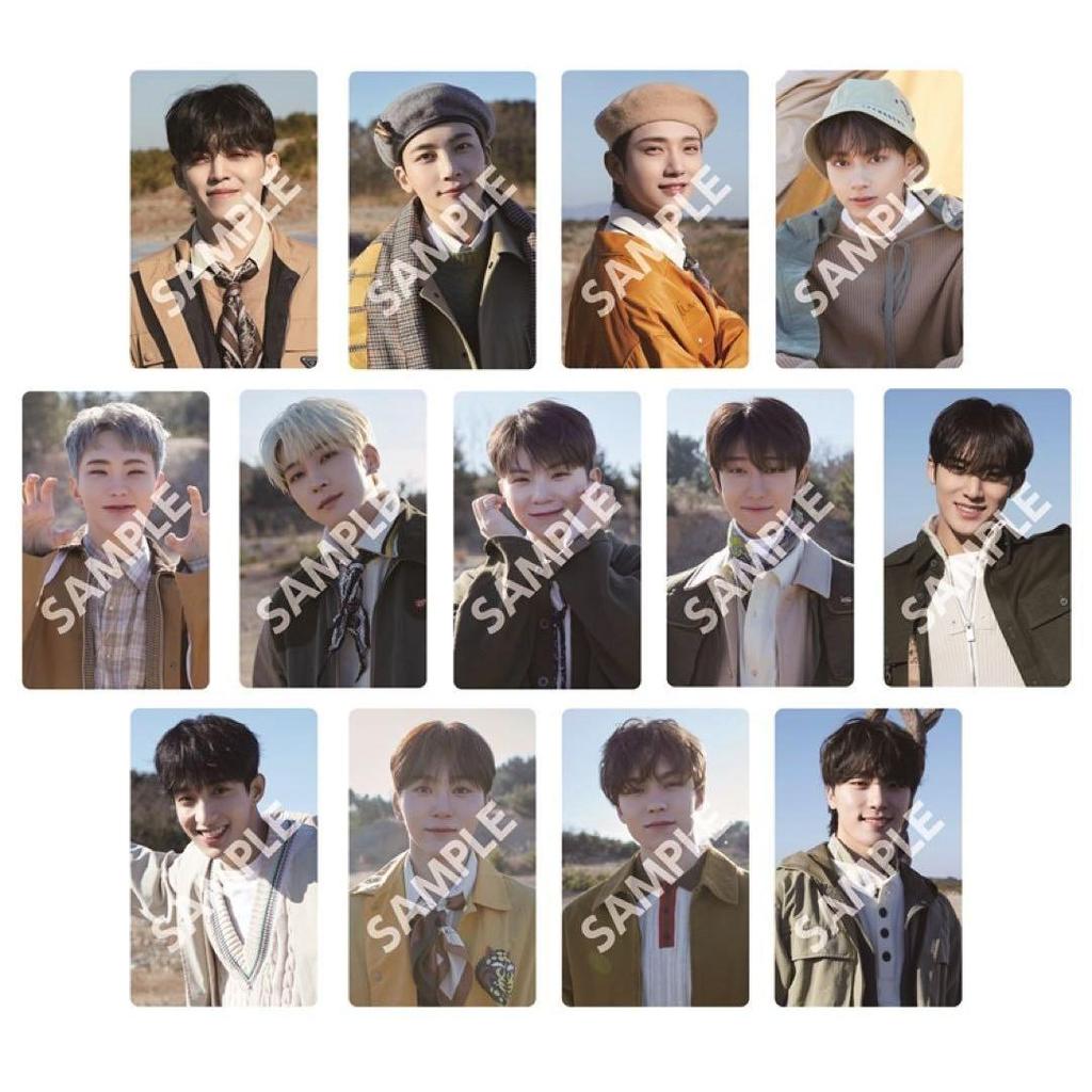 Used SEVENTEEN FACE THE SUN HANABI Venue Limited Photocard Complete Set