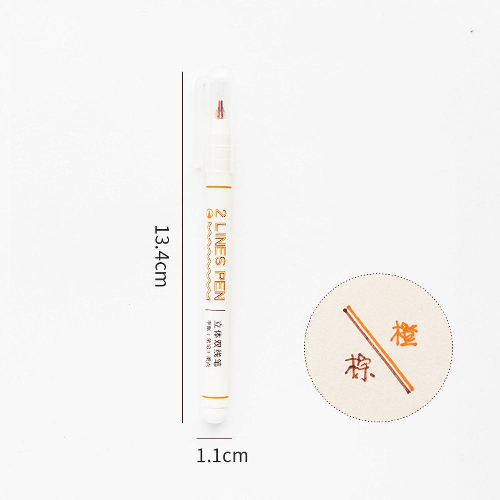 Маркер для скрапбукинга Двухцветные линейные ручки для рисования Линейные художественные маркеры Двойная цветная ручка