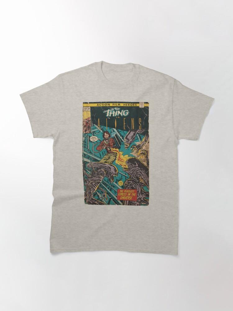 Pulp Thing vs. Aliens fan art comic cover Classic T-Shirt