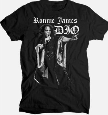 Футболка Ronnie James DIO V3 ЧЕРНАЯ Унисекс