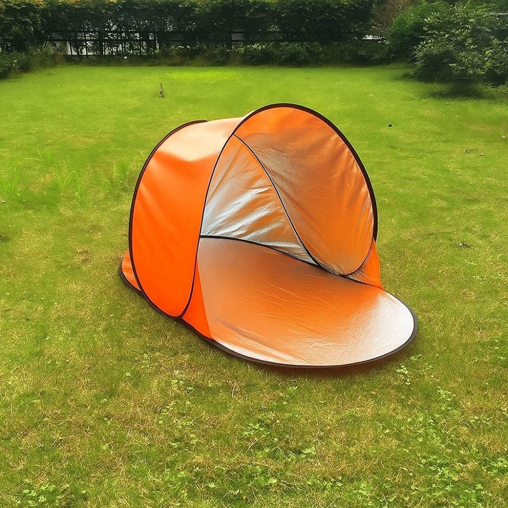Silver Coated Small Folding Tent Instant Pop-up Mini Beach Headrest Sun Awning Sun Shelter Camping