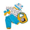 KEIUMI Lovely Baby Clothes Girl Set Suit For 22-23 Inch Reborn Doll Clothes Sets Fashion Doll Accessories