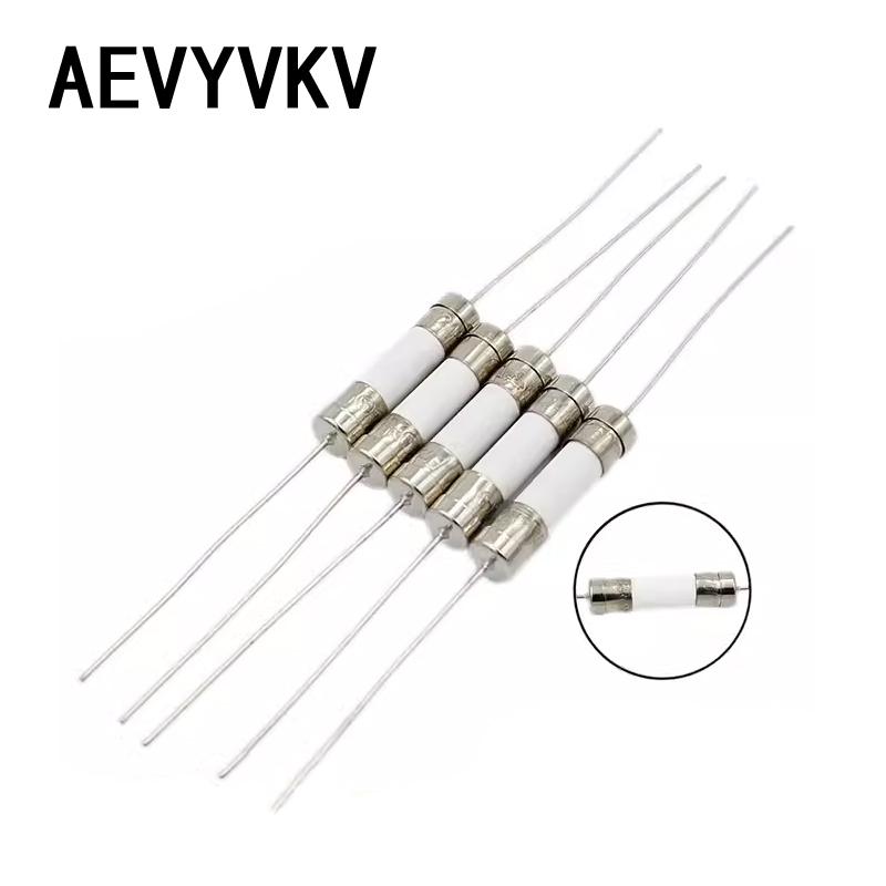 10-100PCS 5*20mm Ceramic fuse Slow Blow tube fuse With a pin 5x20mm 250V 0.5A 1A 2A 3A 4A 5A 6A 7A 8A 10A 12A 15A 20A 25A 30A