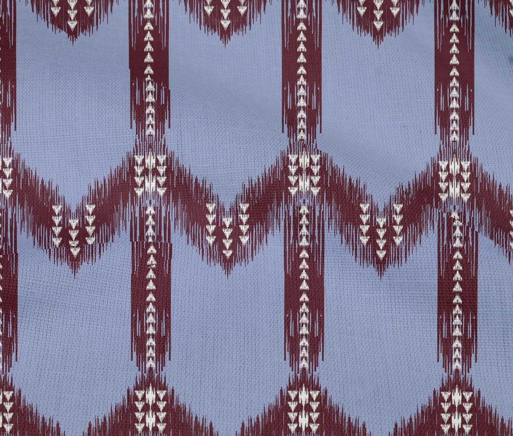 oneOone Хлопчатобумажная гибкая ткань с принтом Chevron Ikat шириной 40 дюймов в ярдах