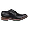 BASE LONDON Mens Woburn Hi Shine Leather Brogue Shoe