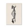 Vintage Human Anatomy Artwork Medical Wall Picture Muscle Skeleton Poster Canvas Art Print Education Hospital Pharmacy Paintings