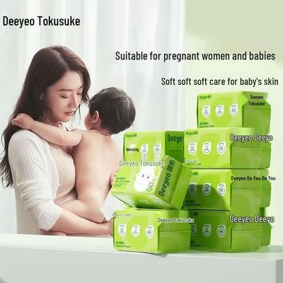 Мягкие влажные и сухие салфетки для детей DeYou