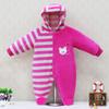 Newborn Baby Boy And Girl Infant Hooded Clothing Velvet Winter Spring One Piece Kid Long Sleeve Kidswear Aapparel Newborn Suits Tddler Romper