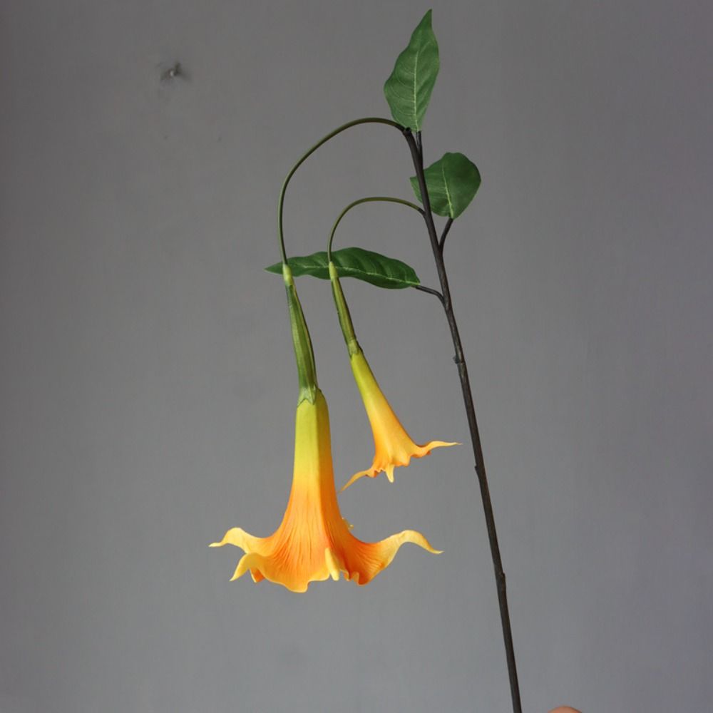 ПУ большой искусственный цветок дурмана эластичный ипомея украшения для комнаты декор
