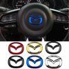 1 шт. ABS Наклейка на центр руля автомобиля Для Mazda MX-5 2 5 3 6 CX-8 CX-3 CX-5 CX-7 MS RX-8 Axela 8 Декор салона