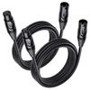 Cable Matters 2-Pack XLR Cable, 3m, Male To Female Microphone Cable, 3-Pin Canon Cable, XLR Cord, for Recording, Live Performance, and Streaming, Blac