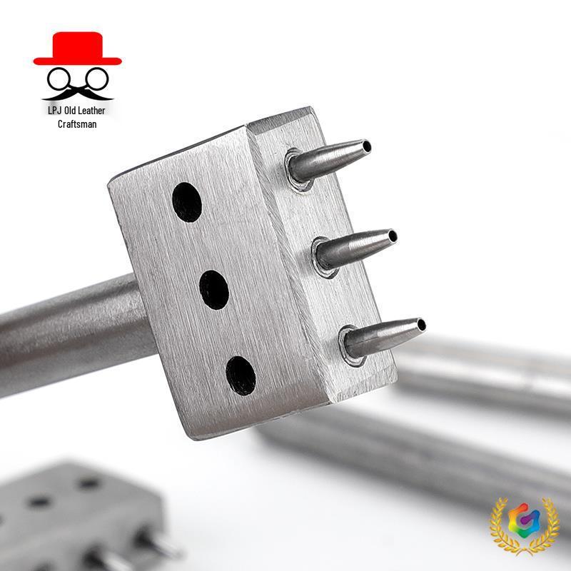 Ручной DIY Пробойник для Кожаного Ременья - Круглый Рядный Инструмент