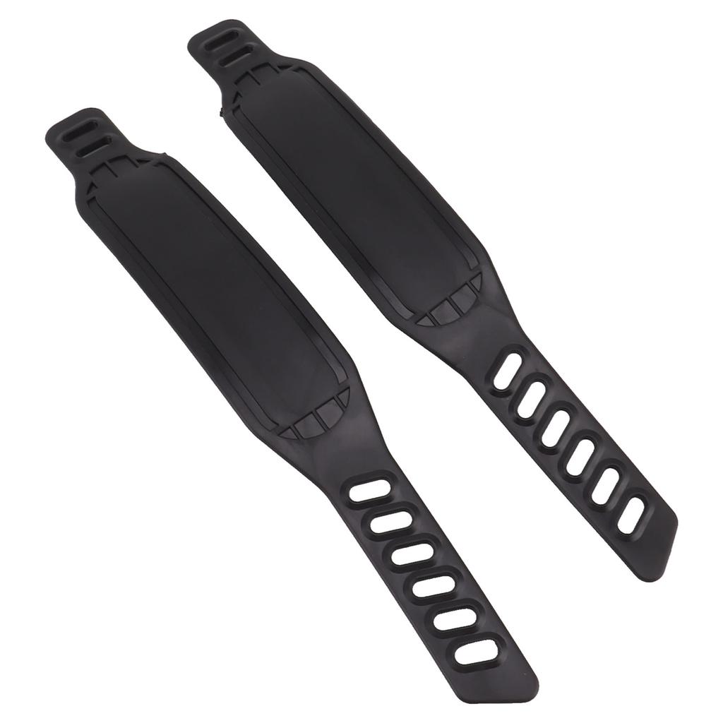 2 шт. ремешки для педалей велотренажера, пластиковые, регулируемой длины, универсальные ремешки-клипсы для пальцев ног для педалей велосипеда для домашних тренировок по велоспорту