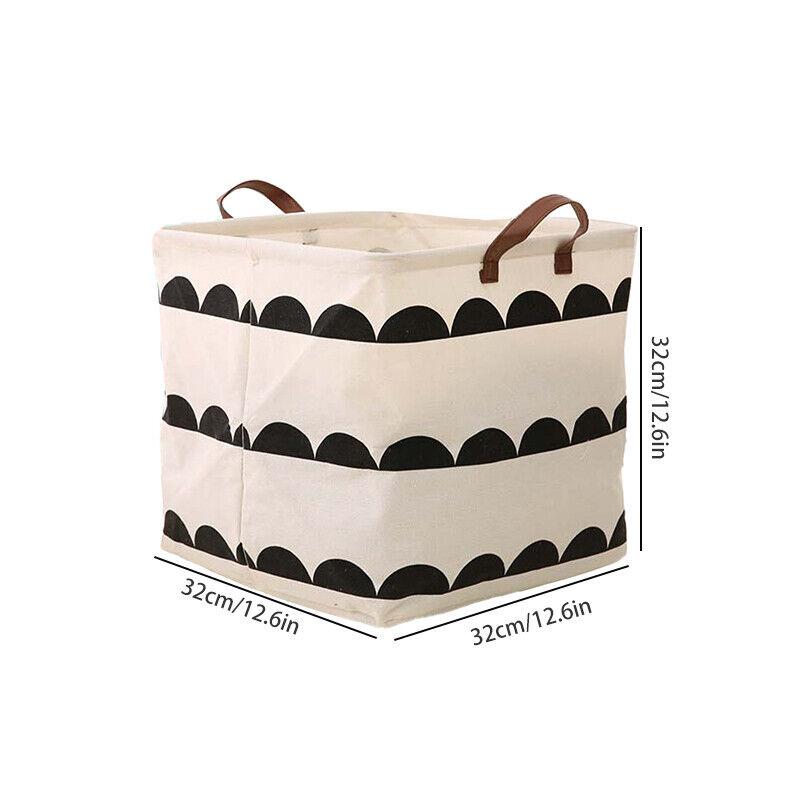 Складная корзина для хранения белья, органайзер для грязной одежды, сумка для дома, хлопковый лен, квадратная корзина для грязной одежды, противопыльная, большой емкости