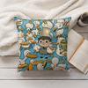 Cartoon OOver the GGarden WWall Pillow Case Home Decoration Cushion Cover Suitable For Bedroom Car Office Sofa