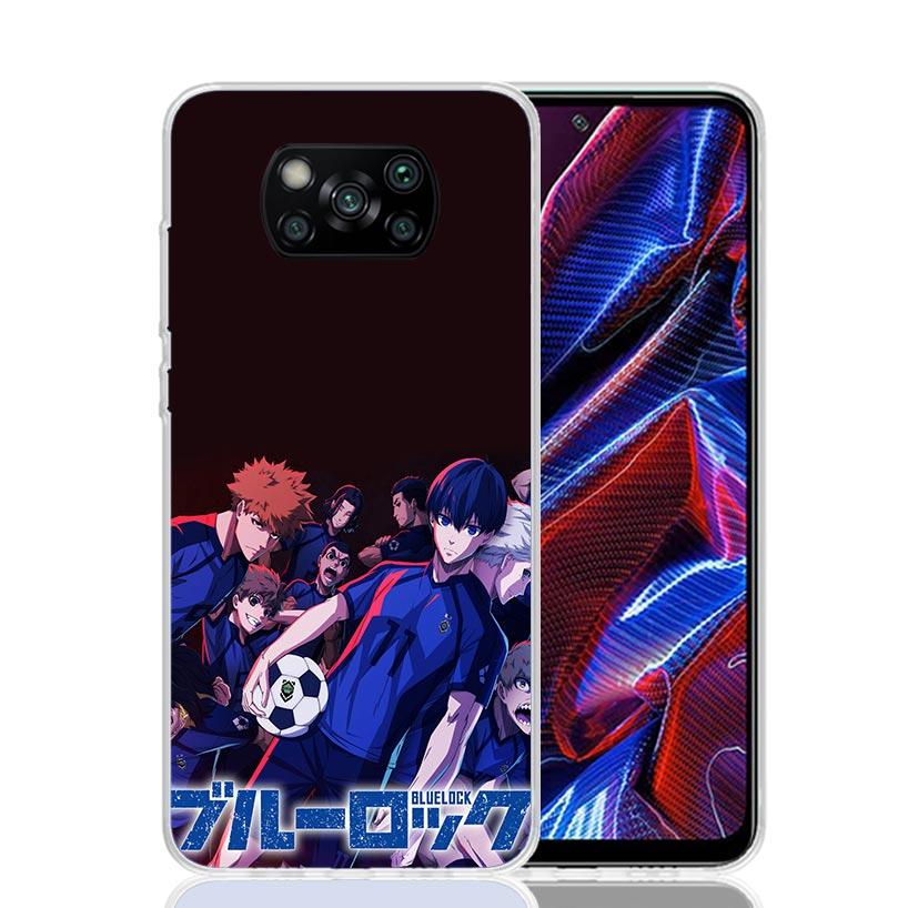 Горячий аниме Blue Lock Чехол для телефона для Xiaomi Poco X7 X6 X5 Pro F7 Ultra Redmi 15C 15 13 13C 12 12C 10 10A 10C 9 9A 9C 9T Покрытие Poco