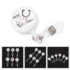 Retractable Badge Reel Clip Portable Nurse ID Name Card Badge Holders Accessory