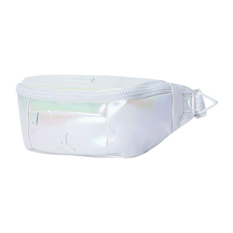 New Jordan Synthetic Leather Fanny Pack Unisex White JD2513105AD-004