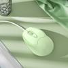 USB Wired Mute Mouse Type C USB Cable Ergonomic Mice Type C Wired Mouse  Desktop Notebook
