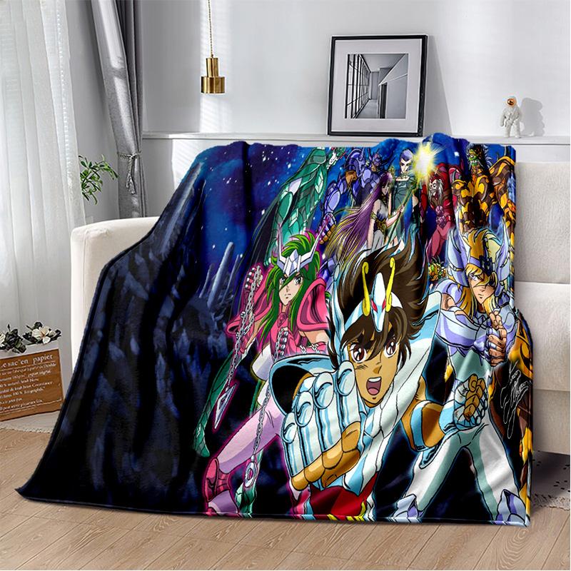 3D Ретро Saint Seiya одеяло с героями мультфильмов, мягкое одеяло для дома, спальни, кровати, дивана, пикника, путешествия, офиса, одеяло, детское одеяло