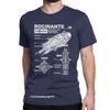 Характеристики Росинанта The Expanse Мужские топы Футболки Mcrn Модная футболка Харадзюку Футболка с мангой Чистый хлопок Оригинальная одежда
