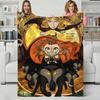 Animation W-Wolfwalkers Throw Flannel Blanket Perfect for Sofa Office Bed Travel Sleep Read Relax Camping four season use