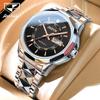 JINSHIDUN New Business and Leisure Men's Watch Full Automatic Mechanical Watch Double Calendar Waterproof High -end Watch