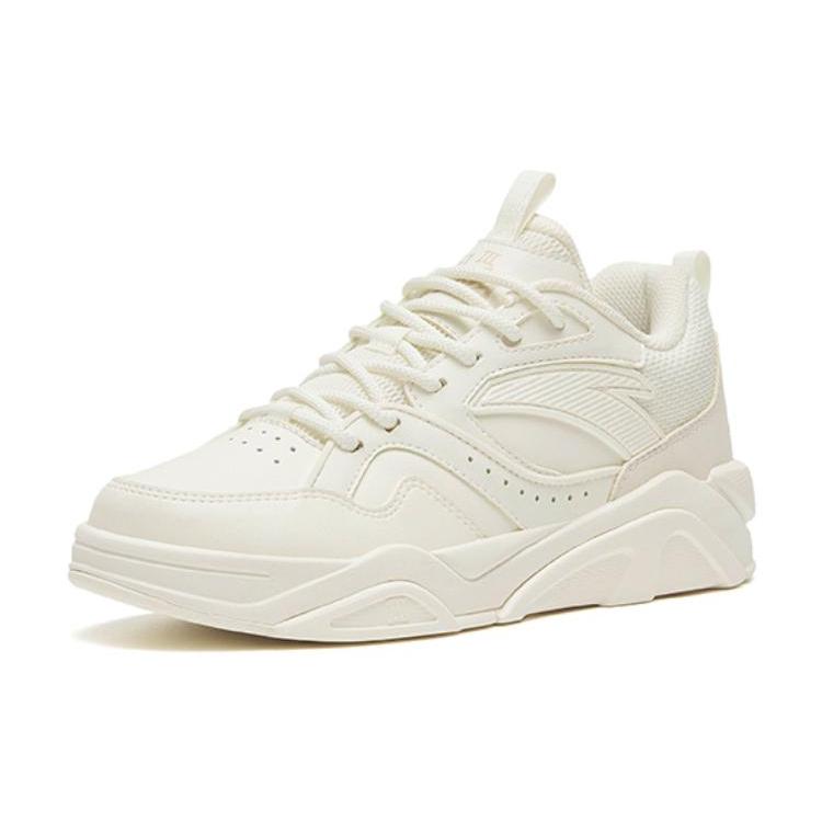 Anta Flame 3.0 Противоскользящая Амортизация Устойчивая к истиранию Низкие Кеды для Скейтборда Женские Чисто-белый 122248089-3