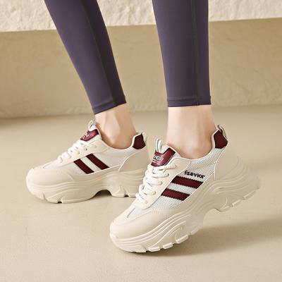 CRLAYDK Летние Новинки Массивные Кроссовки для Женщин Платформа Сетка Белые Повседневные Папины Кроссовки Женские Клиновидные для Ходьбы Спортивные Теннисные