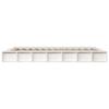 Solid Wood Bed White 120x200 cm