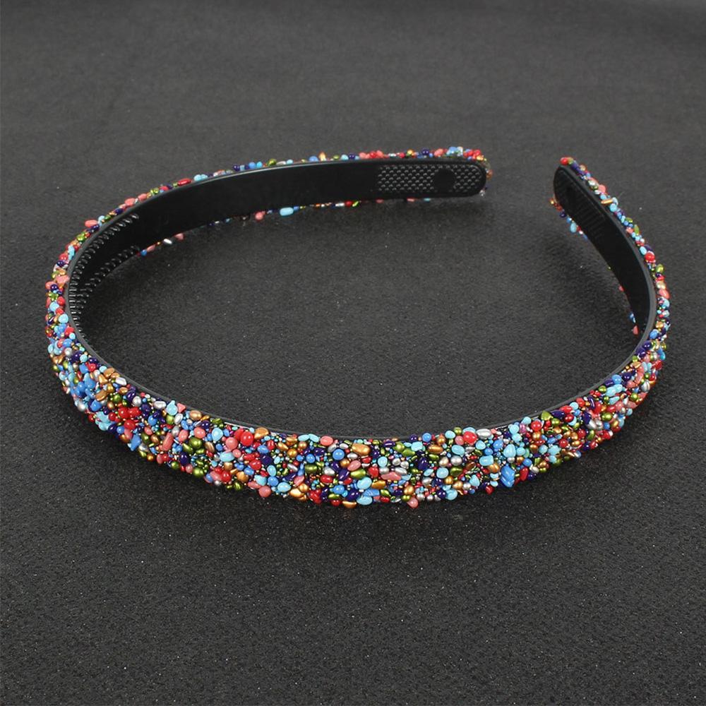 Crystal Simple Rhinestones Luxury Hair Hoop Pearl Headbands Hair Accessories Crystal Hairbands