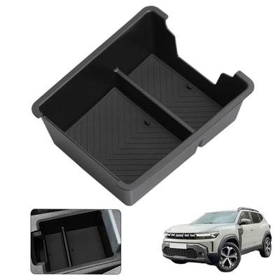 Для Renault Dacia Duster 2025 2026 Автомобильный Подлокотник Ящик для Хранения ABS Лоток Центральной Консоли Органайзер для Порядка Автоаксессуары для Интерьера