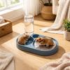 Drip-proof Cooling Feeding Station Tray Large Capacity Automatic Water Kettle  For Small Pet Summer